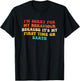 Sorry for My Behaviour Because It's My First Time On Earth T-Shirt - T-Shirt | Black
