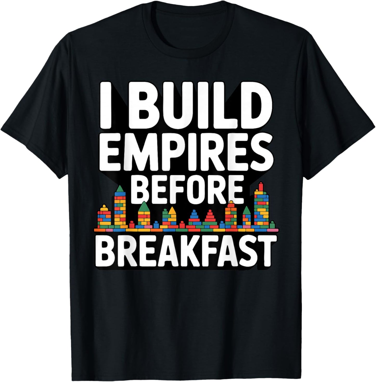 Brick Builder Humor Master Builder T-Shirt - T-Shirt | Black