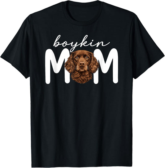 Boykin Spaniel Mom Boykin Spaniel Owner T-Shirt - T-Shirt | Black