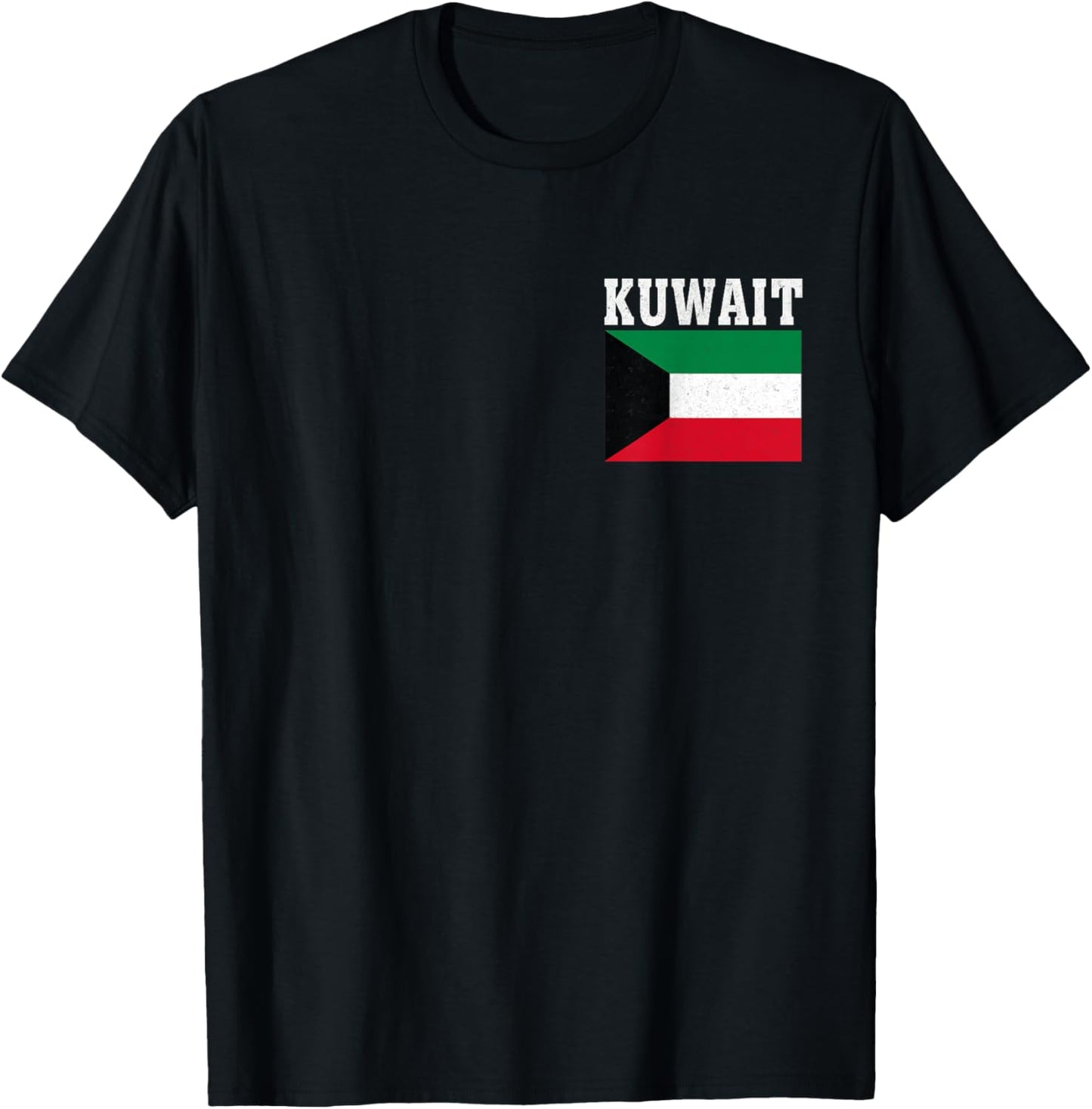 Kuwait Flag Patriotic National Roots Souvenir T-Shirt - T-Shirt | Black