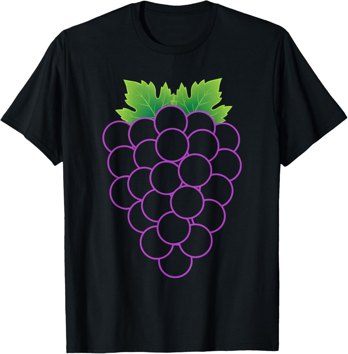 Grapes Costume Halloween Fruit Salad Lover T-Shirt - T-Shirt | Black