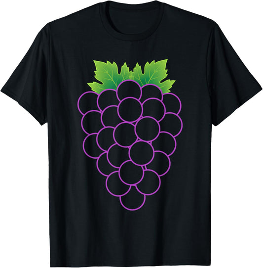 Grapes Costume Halloween Fruit Salad Lover T-Shirt - T-Shirt | Black
