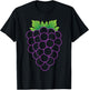 Grapes Costume Halloween Fruit Salad Lover T-Shirt - T-Shirt | Black