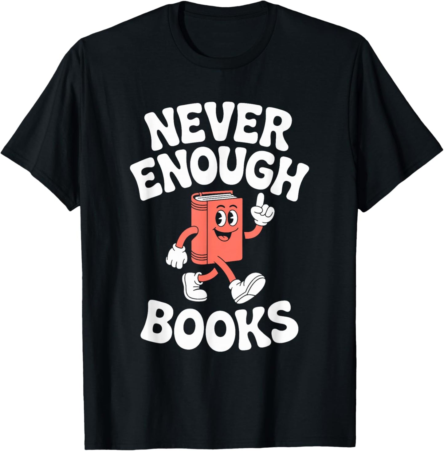 Funny Books or Book Reading Retro T-Shirt - T-Shirt | Black