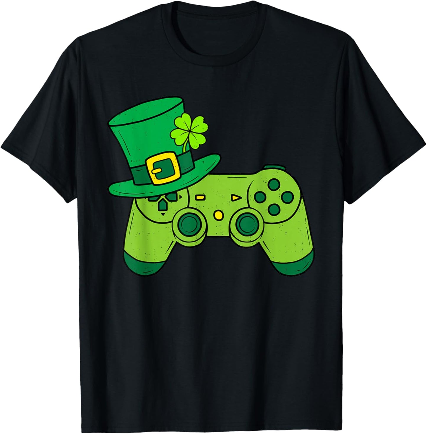 Video Game Irish Gamer St Patricks Day Men Teens Youth Boys T-Shirt - T-Shirt | Black