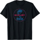 Shelby Distressed Shelby Cobra Round Logo Retro Sports Car T-Shirt - T-Shirt | Black