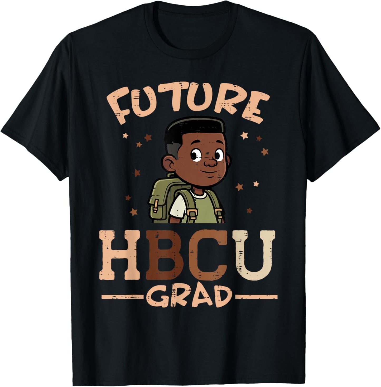 Black History Boy Future HBCU Grad African Boys Kids Men T-Shirt - T-Shirt | Black