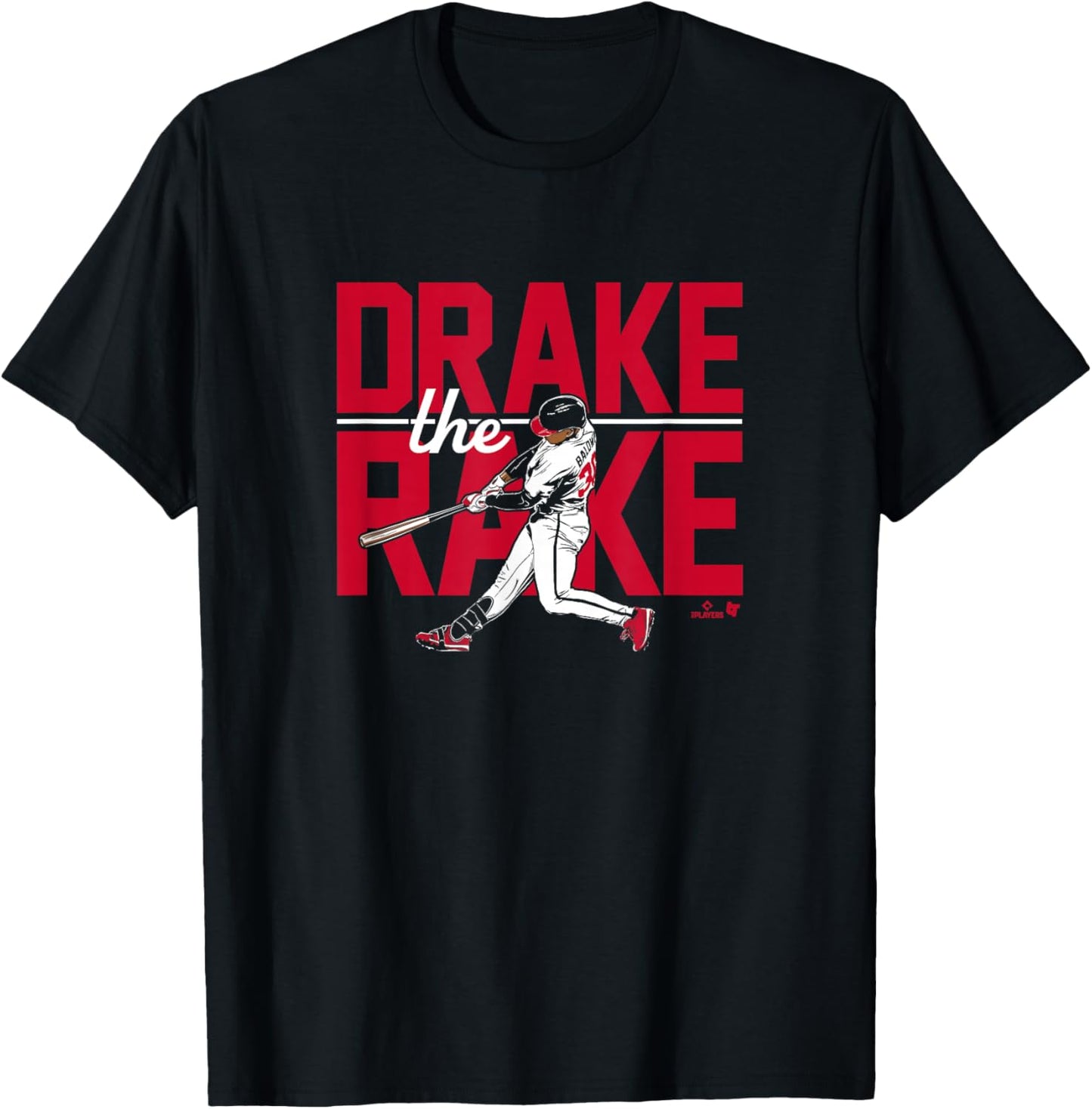 Drake Baldwin - The Rake - Atlanta Baseball T-Shirt - T-Shirt | Black