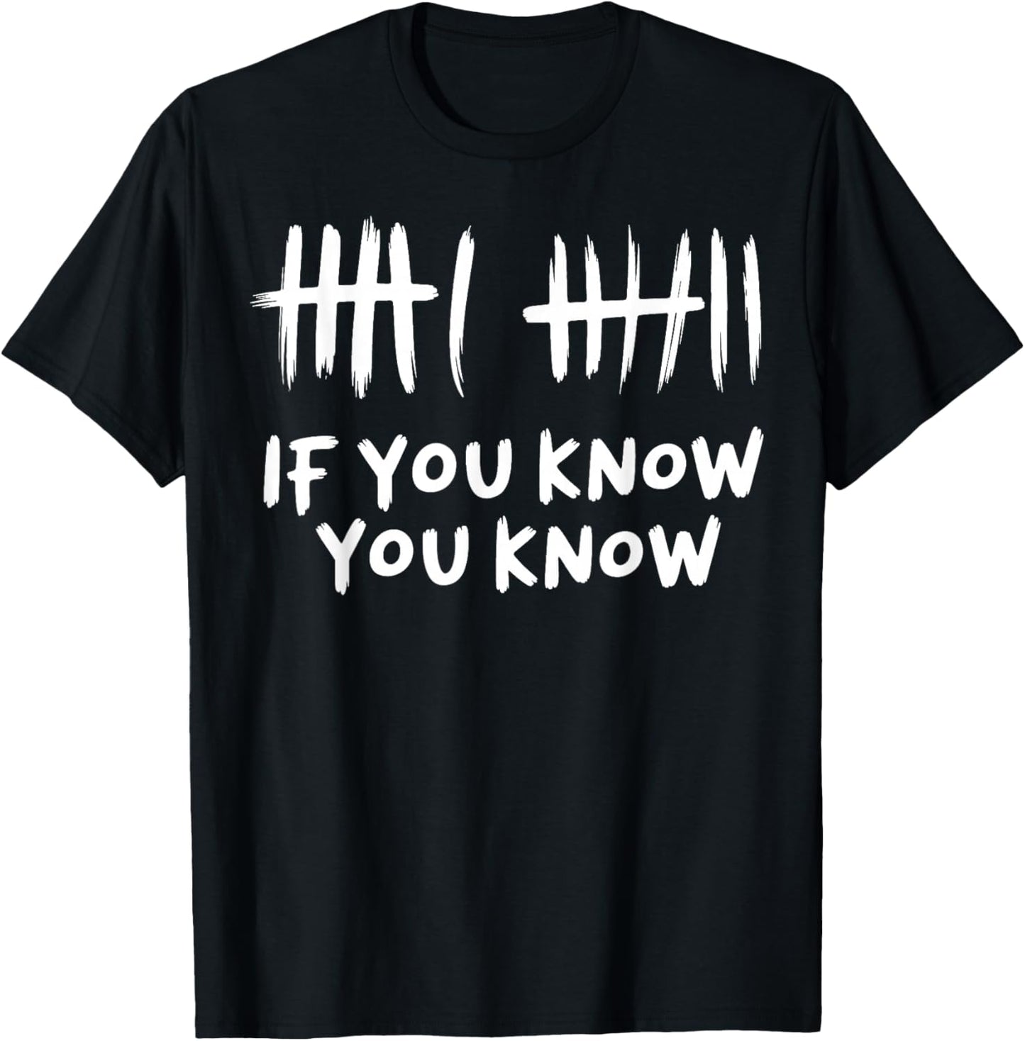 6 7 If You Know You Know T-Shirt - T-Shirt | Black