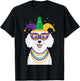 Poodle Dog Lover Cute Mardi Gras Costume Apparel T-Shirt - T-Shirt | Black