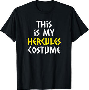 This is My Hercules Costume Halloween Greek Mythology T-Shirt - T-Shirt | Black