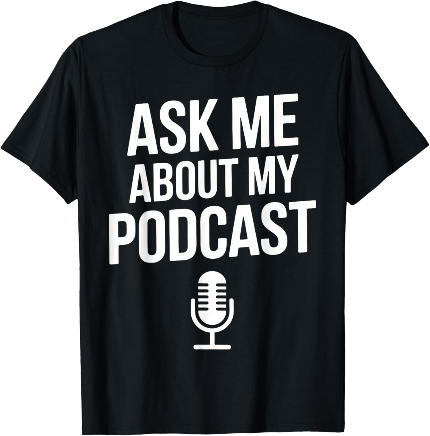 Best Podcast Art Women Podcasting Podcaster Podcast T-Shirt - T-Shirt | Black