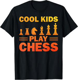 Cool Chess Art for Boys Girls Kids Chess Lover Chess Player T-Shirt - T-Shirt | Black