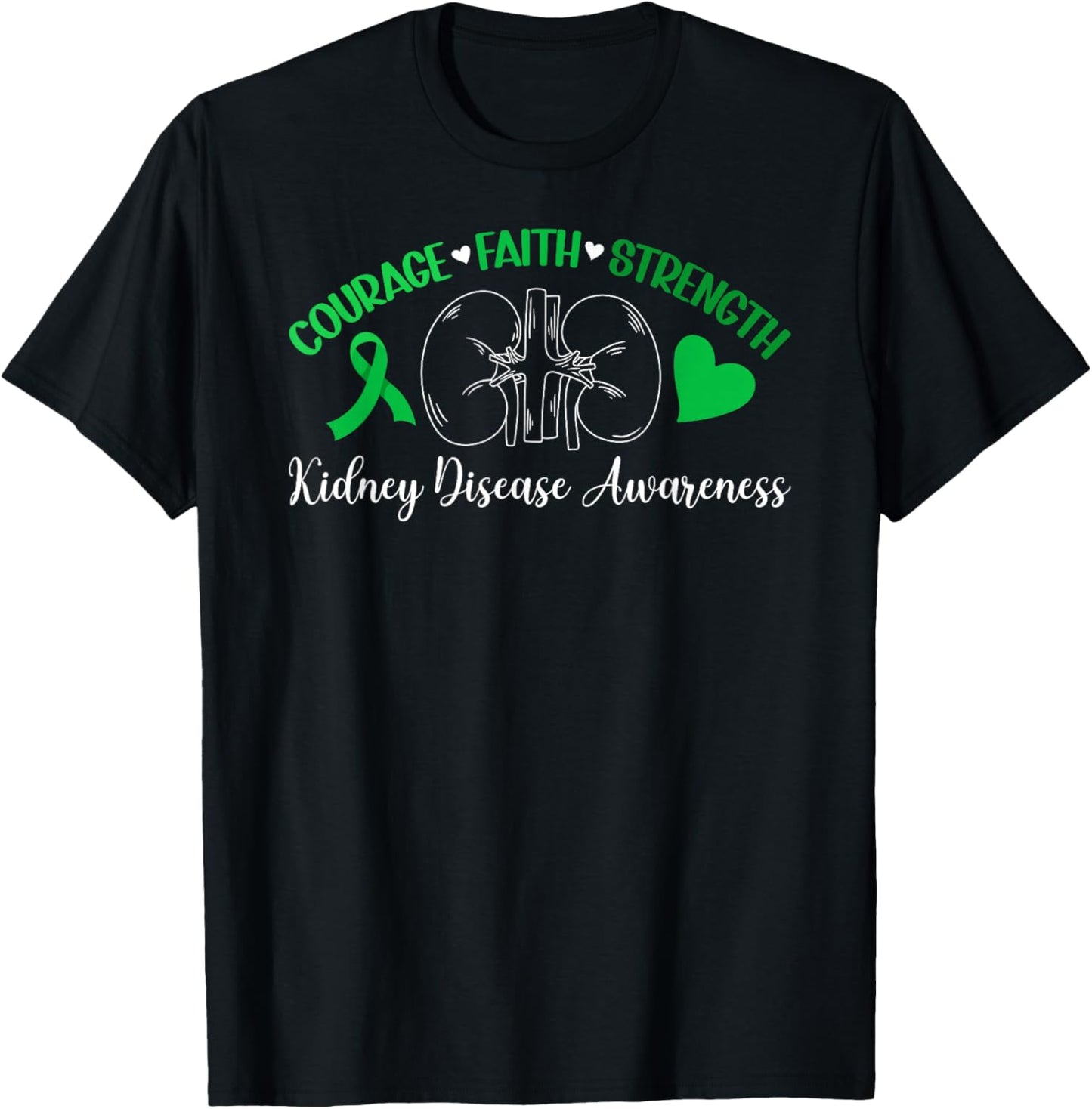 Kidney Disease Awareness Month Kidney Disease Survivor T-Shirt - T-Shirt | Black