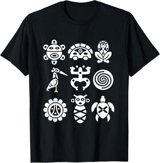 Taino Proud Coqui Frog Atabey Sun Symbol Puerto Rico Boricua T-Shirt - T-Shirt | Black