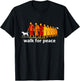 Retro Walk for Peace T-Shirt - T-Shirt | Black