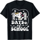 Happy 101 Days School Cute Dog 100 Days Smarter Student Kids T-Shirt - T-Shirt | Black