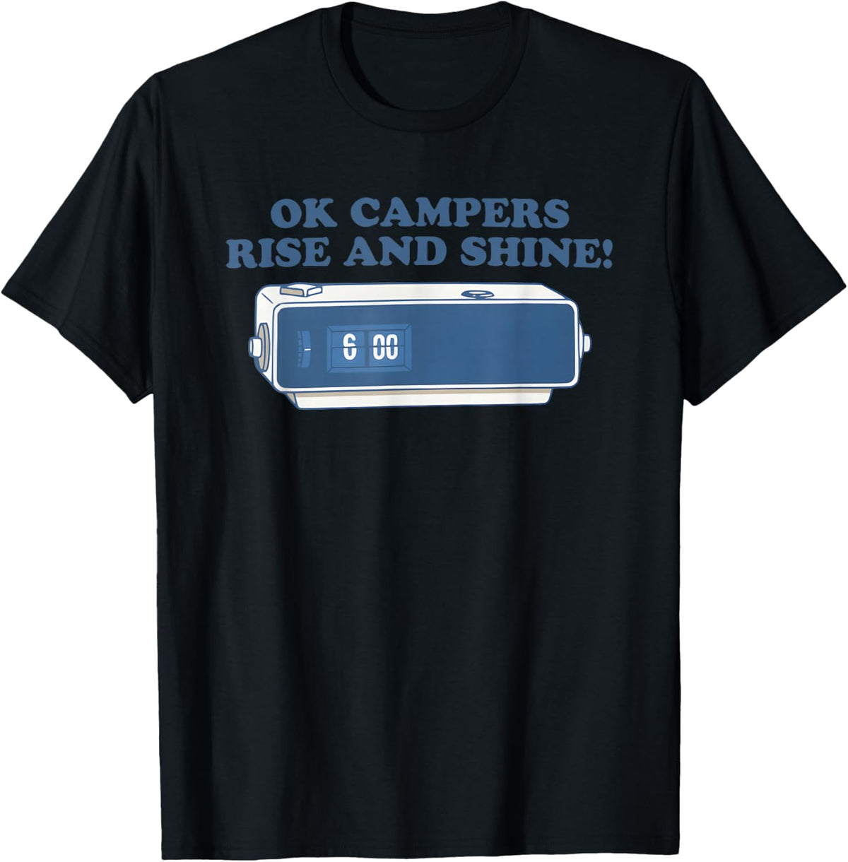 Ok Campers Rise and Shine T-Shirt - T-Shirt | Black