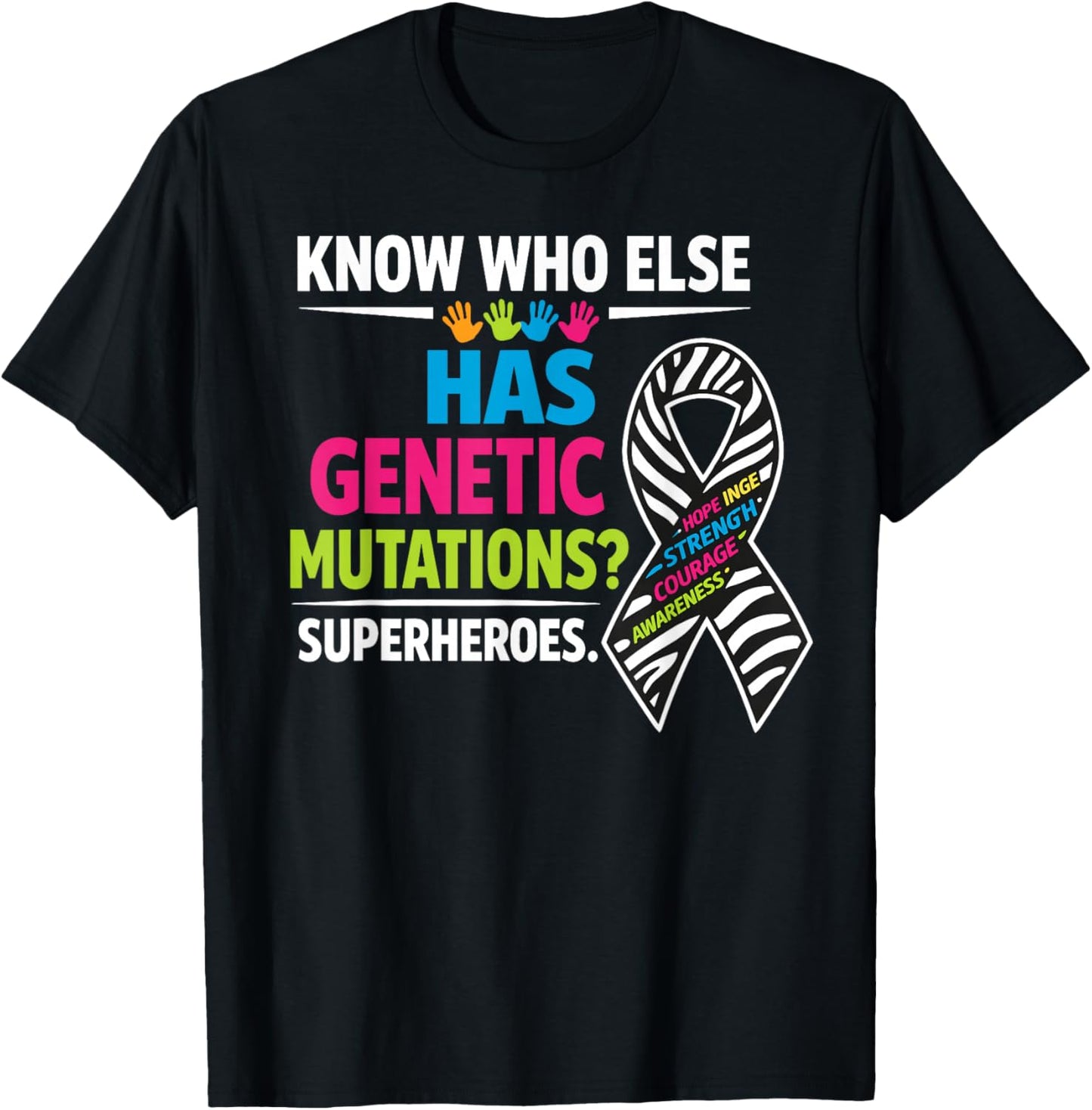 Rare Disease Awareness T-Shirt - T-Shirt | Black