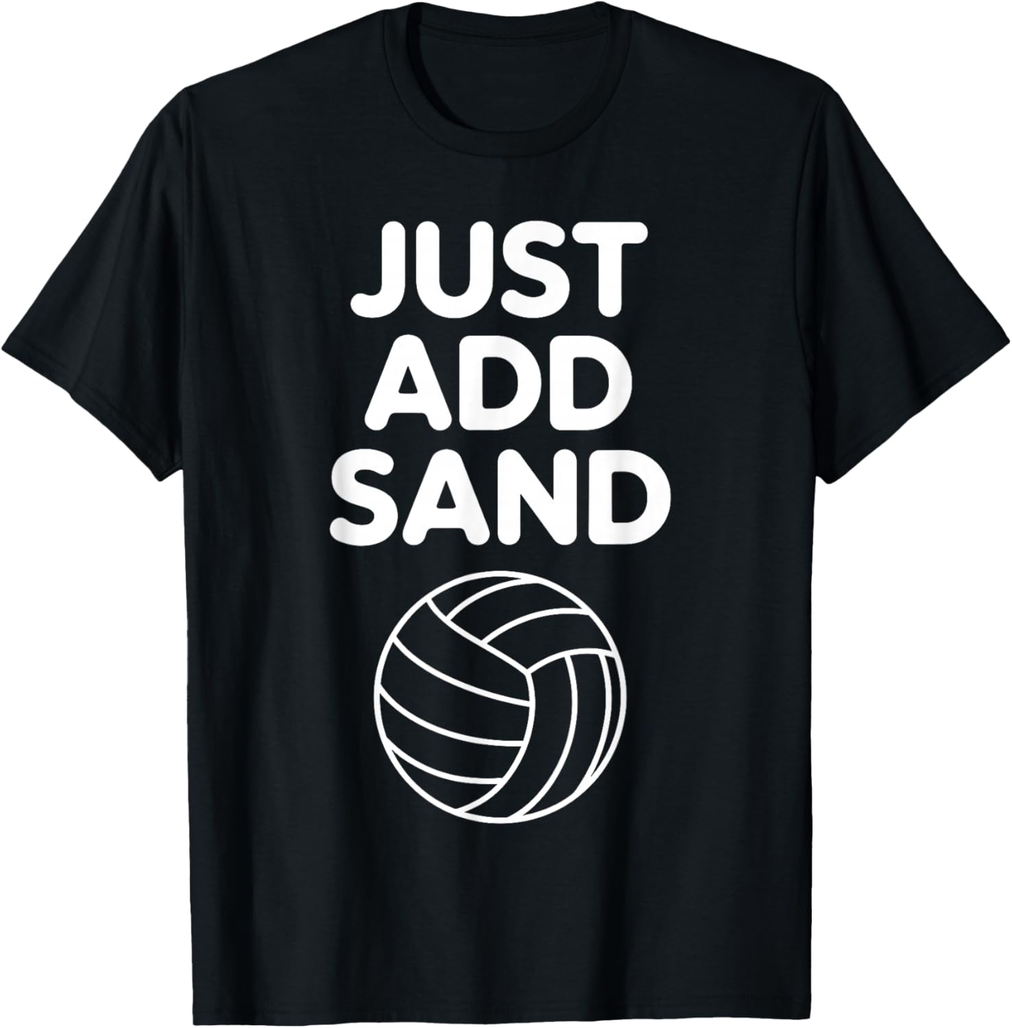 Funny Beach Volleyball Design Women Sand Volleyball T-Shirt - T-Shirt | Black