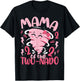 Mama of The Two-nado Tornado Themed 2nd Birthday Party Kids T-Shirt - T-Shirt | Black