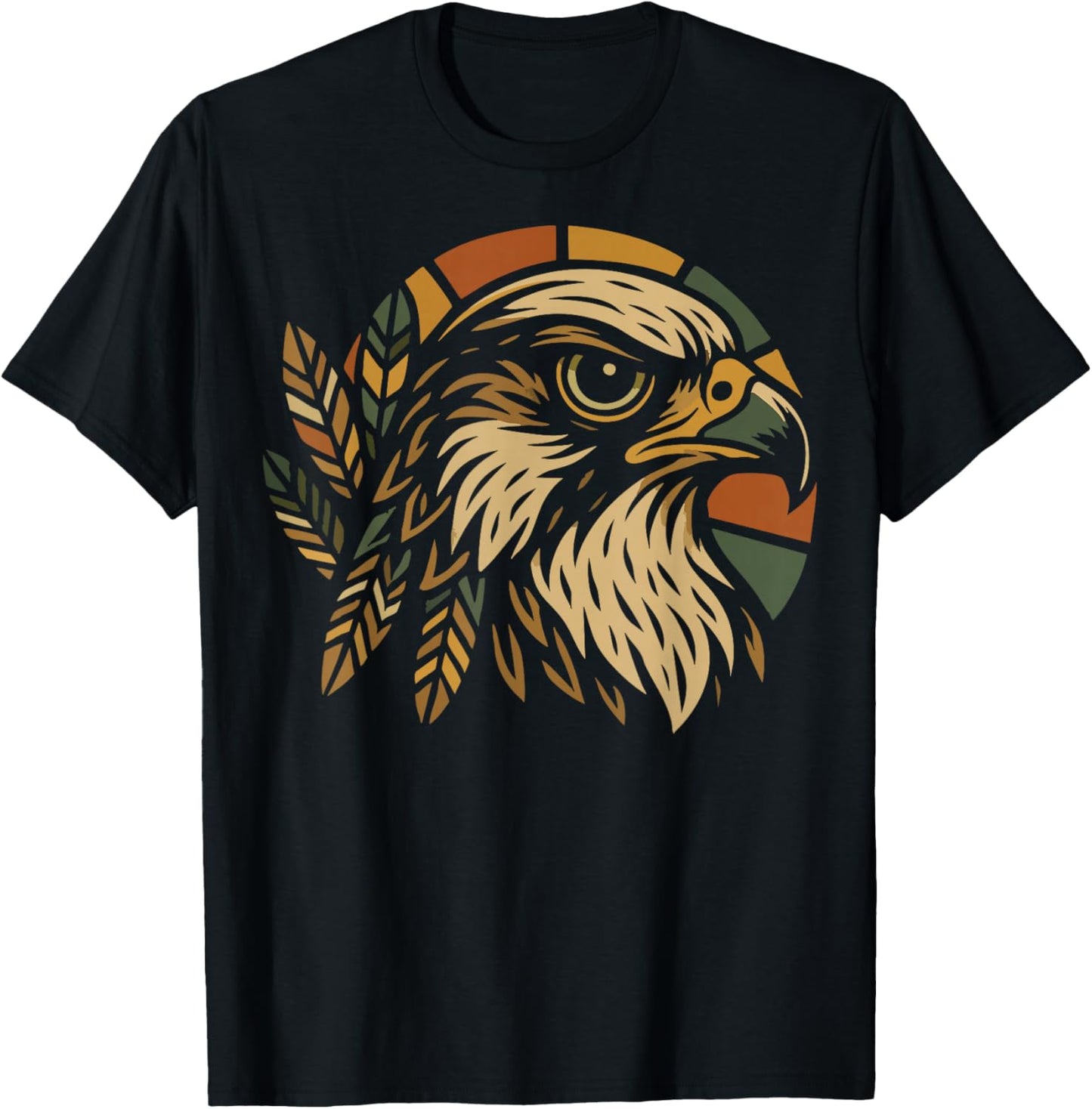 Falconry Enthusiast Peregrine Falcon Ornithology T-Shirt - T-Shirt | Black