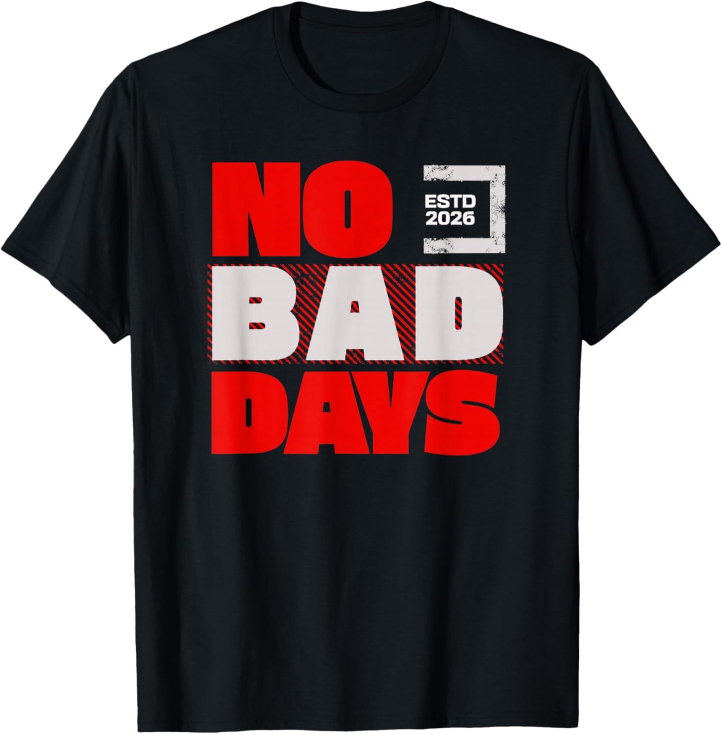 Vibes - Attitude No Bad Days T-Shirt - T-Shirt | Black