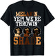Melanin We're Throwin' Shade Black History Month Women Girls T-Shirt - T-Shirt | Black