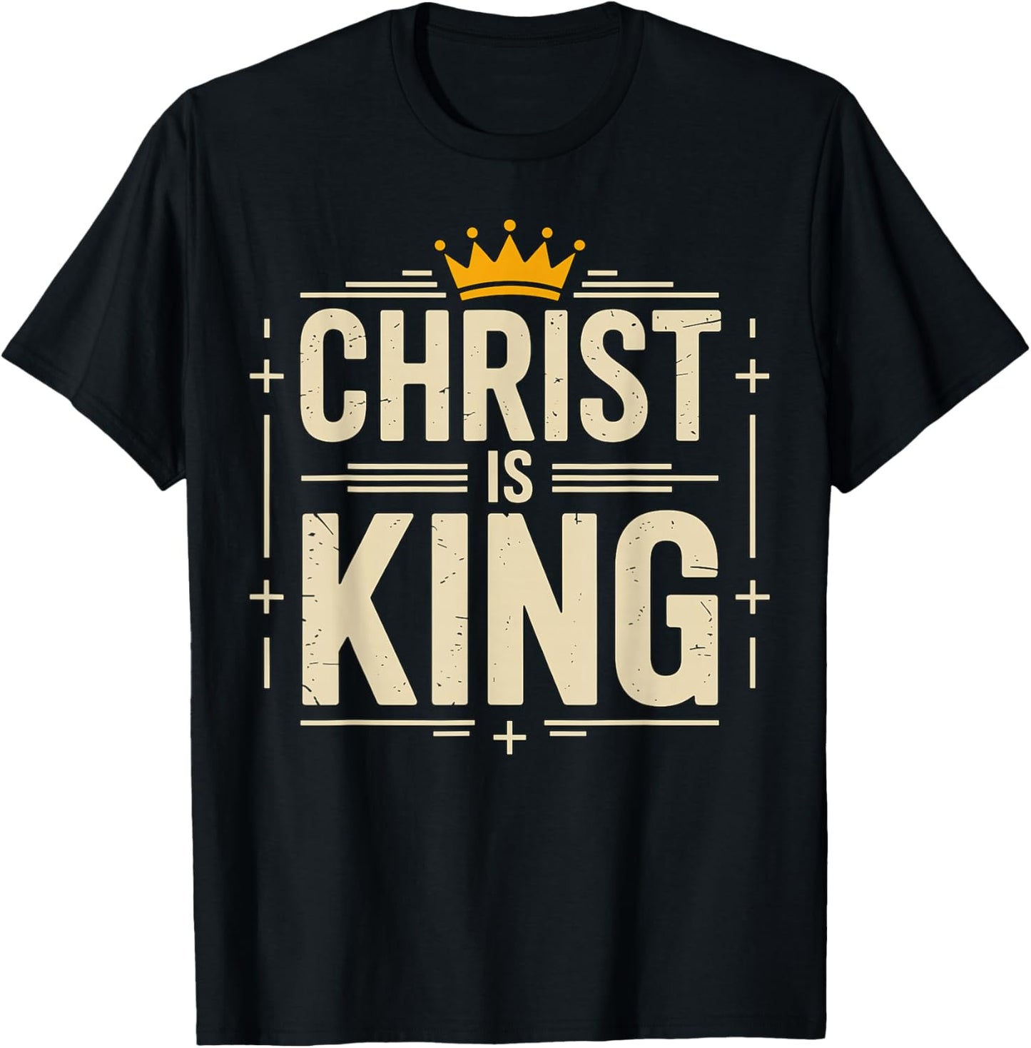 Christ is King Christian T-Shirt - T-Shirt | Black