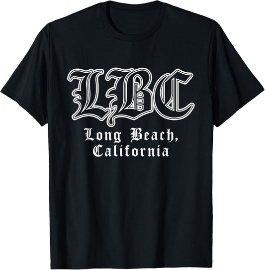 Long Beach California Souvenir T-Shirt - T-Shirt | Black