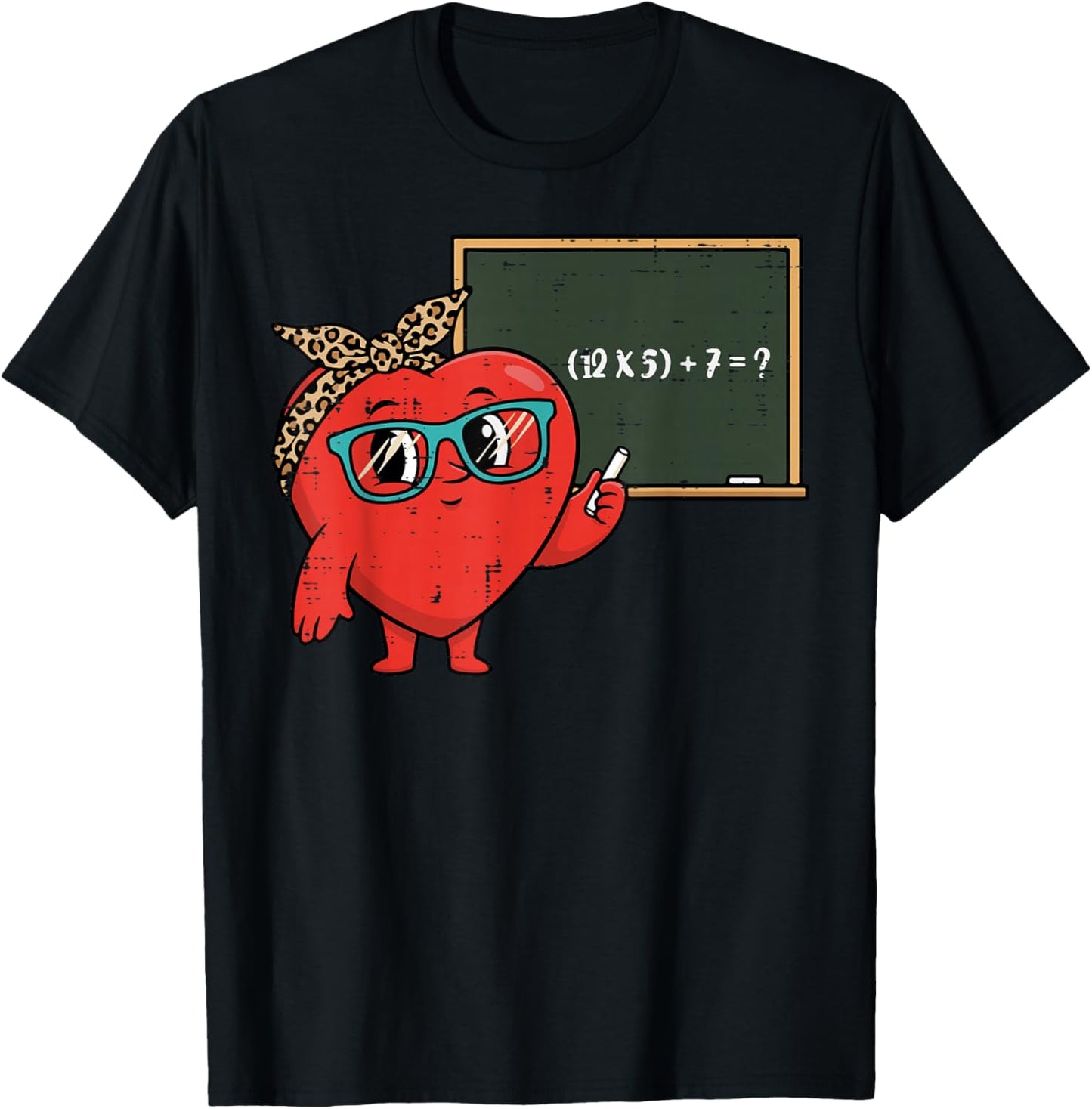 Teacher Valentines Day 6 7 Math Equation 67 Meme Women T-Shirt - T-Shirt | Black
