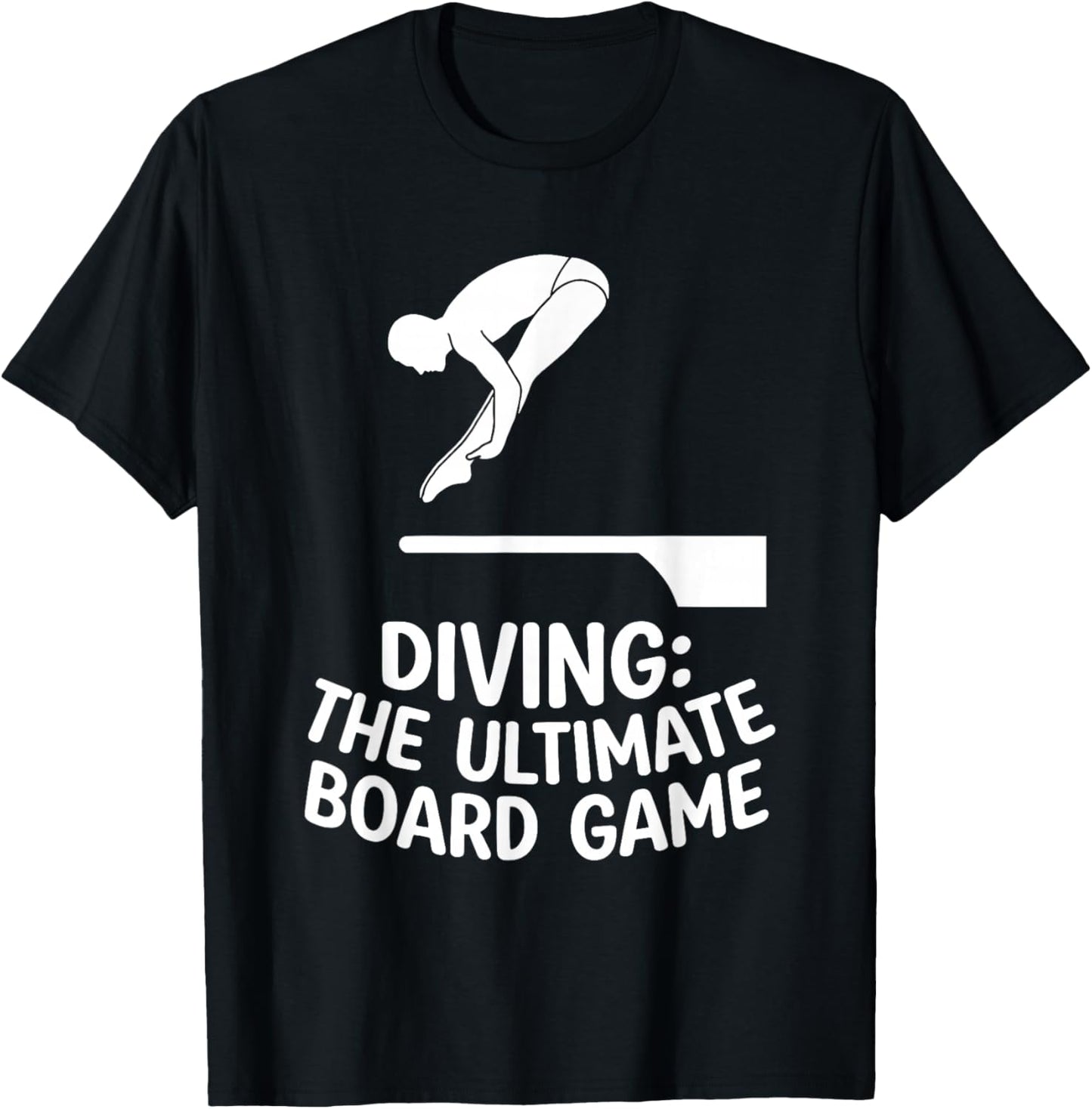 Diving The Ultimate Board Game Funny Design T-Shirt - T-Shirt | Black
