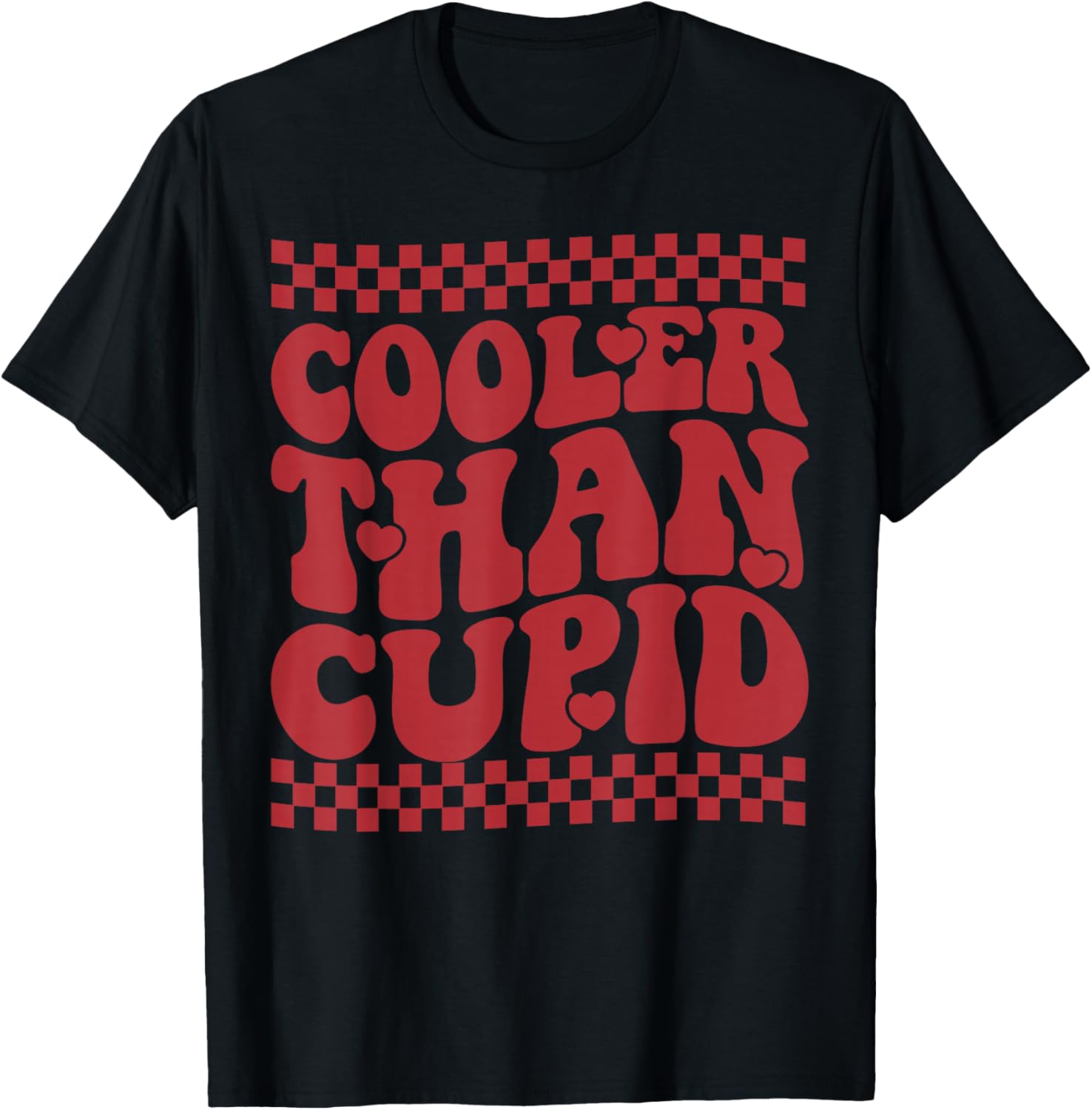 Cooler Than Cupid Cute Valentine's Day Kids Boys Girls T-Shirt - T-Shirt | Black