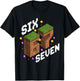 67 Meme Kids Gamer Isometric Pixel Art Six Seven Gaming T-Shirt - T-Shirt | Black