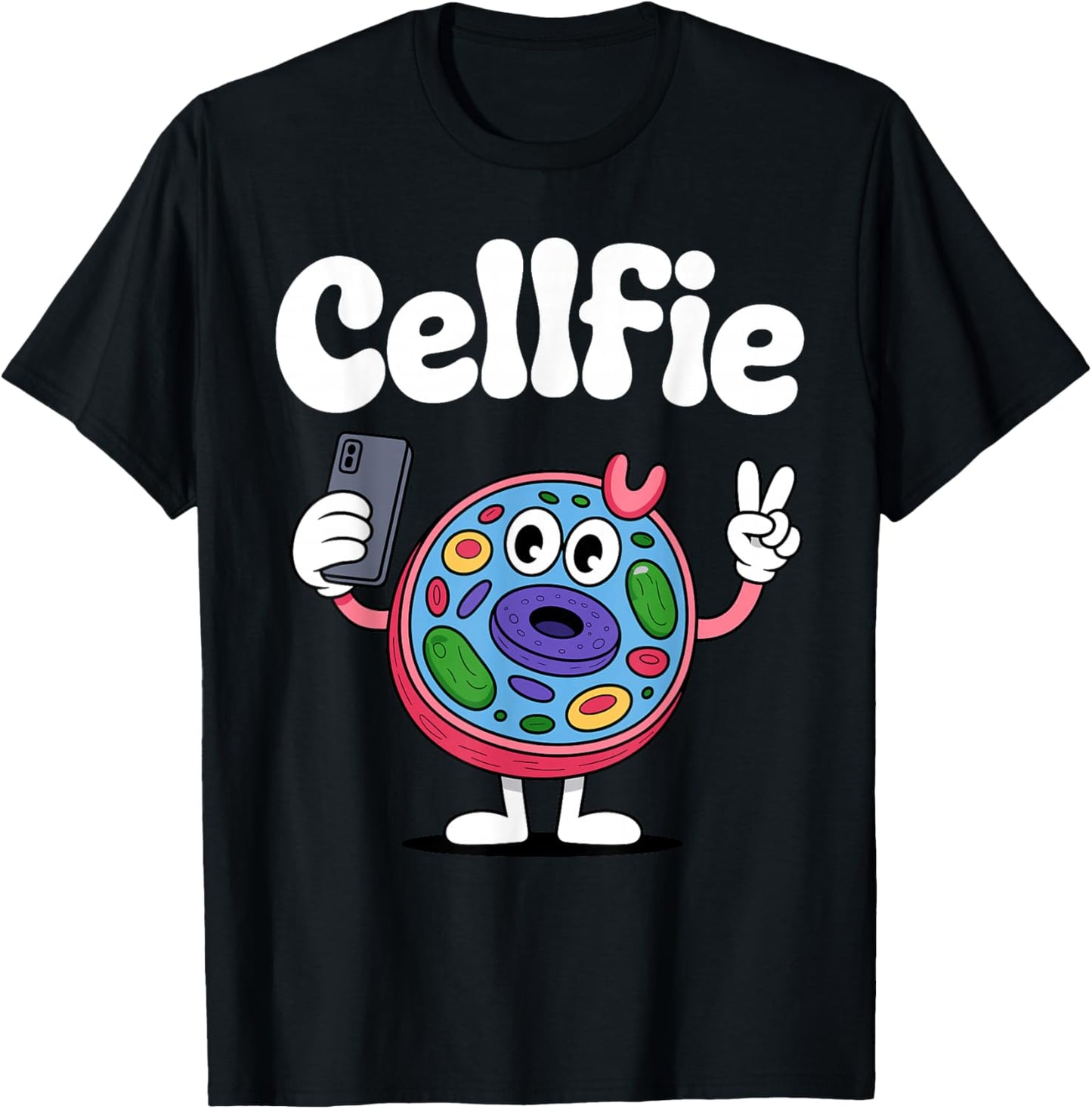 Funny Biology Art Women Biologist Biology Teacher T-Shirt - T-Shirt | Black