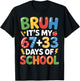 Bruh Its My 33 67 Days of School Funny Boys Kids 100th Day T-Shirt - T-Shirt | Black