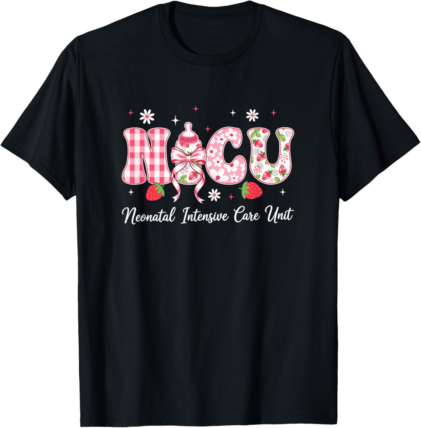 Nicu Nurse Week Neonatal Intensive Care Unit Nicu Nurses Day T-Shirt - T-Shirt | Black