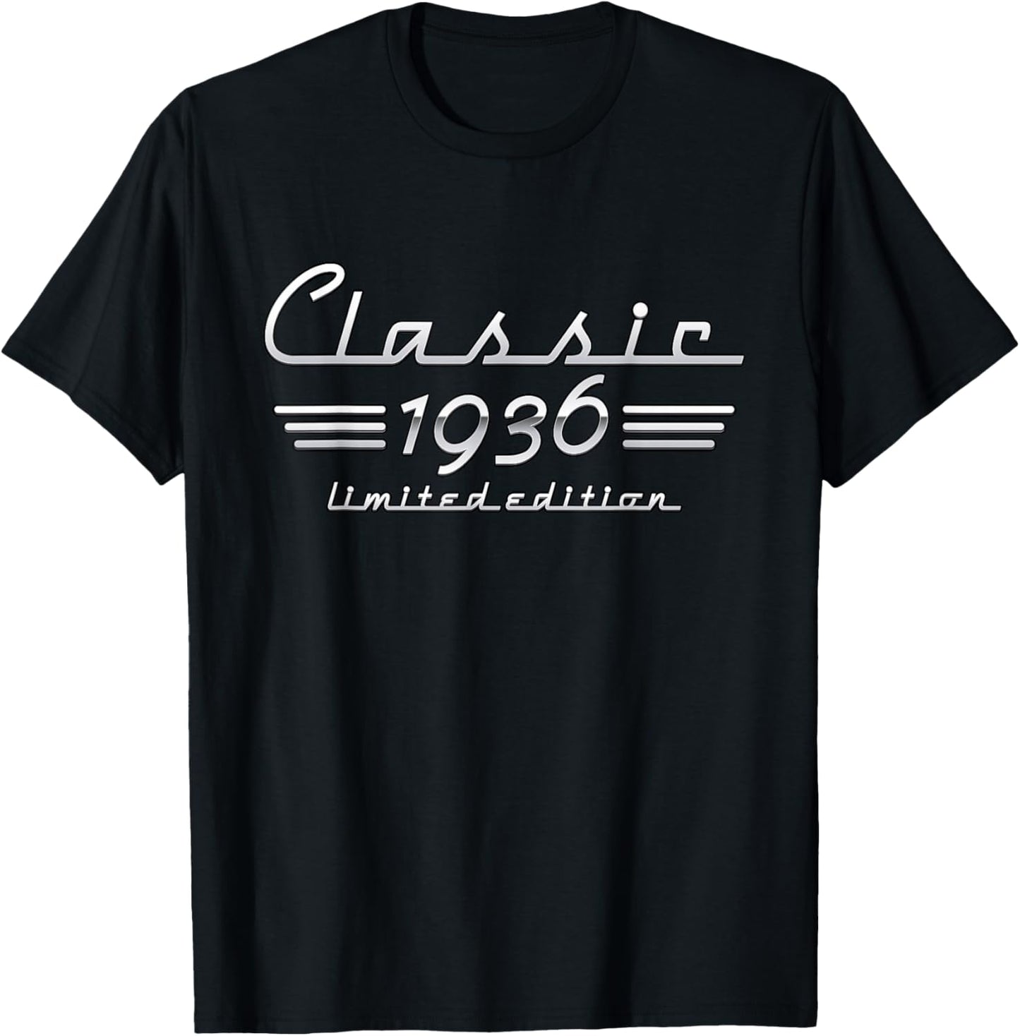 90 Year Old Gift Classic 1936 Limited Edition 90th Birthday T-Shirt - T-Shirt | Black