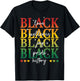Black Love Joy Excellence Pride History Month Women Men Kids T-Shirt - T-Shirt | Black