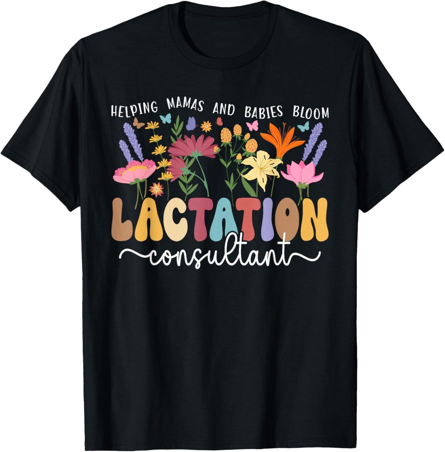 Mamas and Babies Lactation Consultant Lactation Consultants T-Shirt - T-Shirt | Black