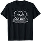 Go Red American CHD Heart Disease Month Awareness T-Shirt - T-Shirt | Black