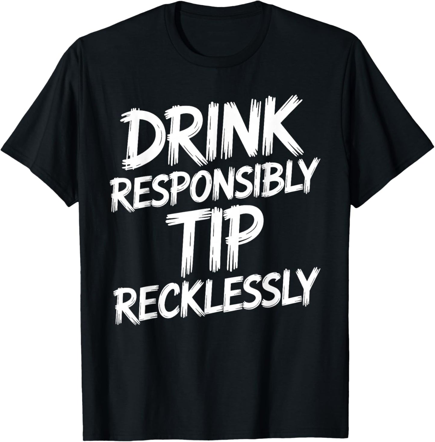 Funny Waitress Design Girls Bartender Waitress T-Shirt - T-Shirt | Black
