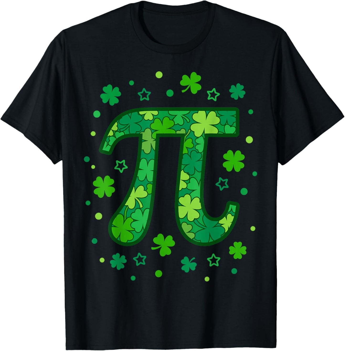 St Patricks Day Pi Day Irish Math Teacher St Pi-trick's 3.14 T-Shirt - T-Shirt | Black