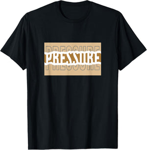 Tan Color Pressure v2 Tan Graphic T-Shirt - T-Shirt | Black
