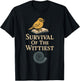 Charles Darwin Gift Natural Selection Science Quote T-Shirt - T-Shirt | Black