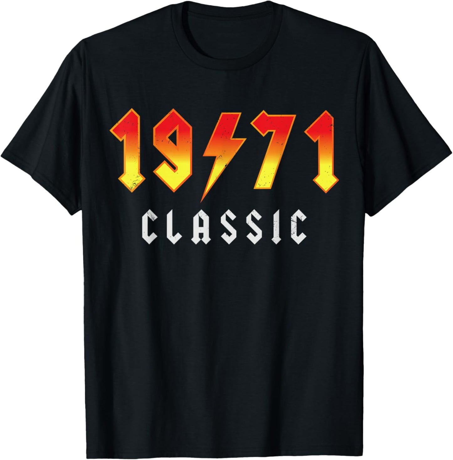 Classic 55 Birthday Decorations Men 55yr 1971 55th Birthday T-Shirt - T-Shirt | Black