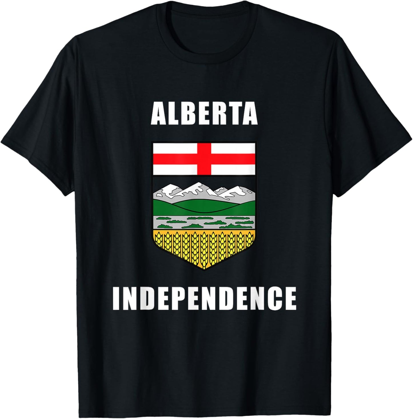Alberta Independence – Coat of Arms Canada 2026 (Blue) T-Shirt - T-Shirt | Black