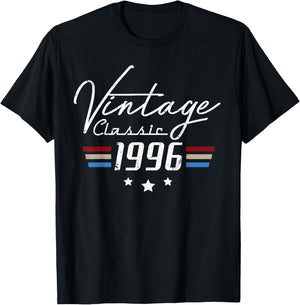 30 Year Old Gifts Men Vintage Classic Car 1996 30th Birthday T-Shirt - T-Shirt | Black