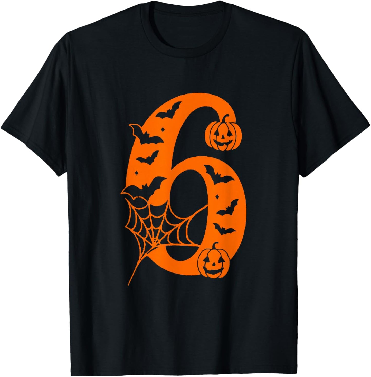 Number 6 Funny Meme Saying 6 7 Six Seven Halloween Costume T-Shirt - T-Shirt | Black