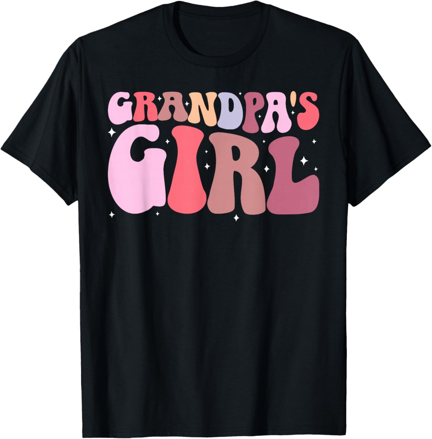 Grandpa's Girl from Grandpa to Granddaughter T-Shirt - T-Shirt | Black